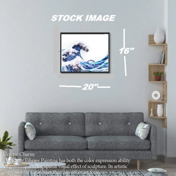 The Great Wave off Kanagawa - Paper Quilling & Filigree Painting Kit - Picture 7 of 7